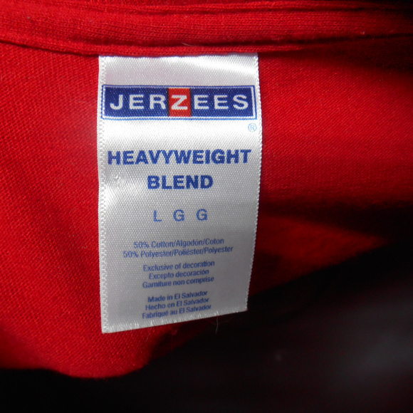 Jerzees red “Must love Cats” red t-shirt large - Picture 4 of 4